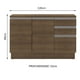 thumbnail image 3 of Gabinete Bajo Bufetera Madesa Glamy 120cm Con Encimera Marrón 03, 3 of 5