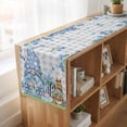 thumbnail image 6 of Table Runners 72 Inches Long Dress Scarves, Easter Farmhouse Kitchen Table Runner, Coffee Tablerunners, Spring Blue Gnomes Rabbit Eggs Floral Buffalo Plaid 16x72 Inch, 6 of 9