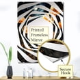 thumbnail image 3 of Designart "Starry Night Marigold A Floral Symphony I" Marigold Oversized Wall Mirror - Traditional Floral Bathroom Decorative Wall Mirror - Multiple Color Options, 3 of 6