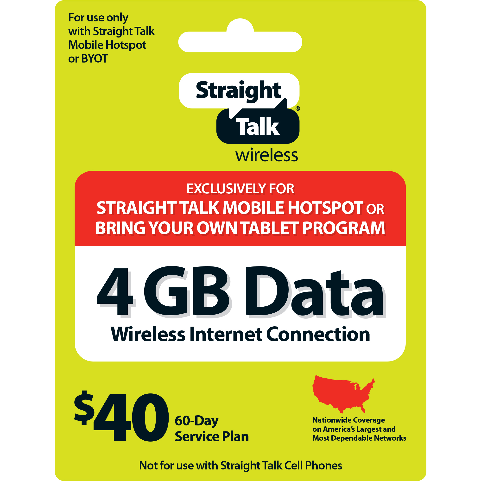 Straight Talk Unlimited Hotspot Data - p9adnnx