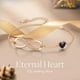 thumbnail image 3 of Pulsera con dije de símbolo de corazón infinito para mujer, plata de ley 925, ajustable, regalo de joyería para el día de San Valentín, regalo de cumpleaños para mamá, mujer, esposa, niña, ella Adepaton WRMH-202-1, 3 of 6