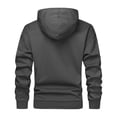 thumbnail image 4 of Jerdar Men's Solid Color Loose Casual Multi-Pocket Hooded Full Zip Long Sleeve Jacket Outdoor Jacket Men, 4 of 8