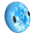 thumbnail image 2 of Inflatable Ski Ring PVC Sledding Tube Thicken Snow Tubing Winter Snow Tube with Handle, 2 of 6