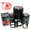 Black, variant on Cat Hacking Hairball Cough Spit Self-Inking Rubber Stamp for Stamping Ink Stamper Crafting Planners - 1/2 Inch Mini - UV Ink