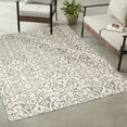 thumbnail image 3 of Mainstays 5' x 7' Gray Medallion Outdoor Rug, 3 of 9