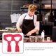 thumbnail image 4 of 2Pcs Chef Neckerchief Comfortable Chef Working Neckerchief Washable Chef Neckerchief Baker Neckerchief, 4 of 4