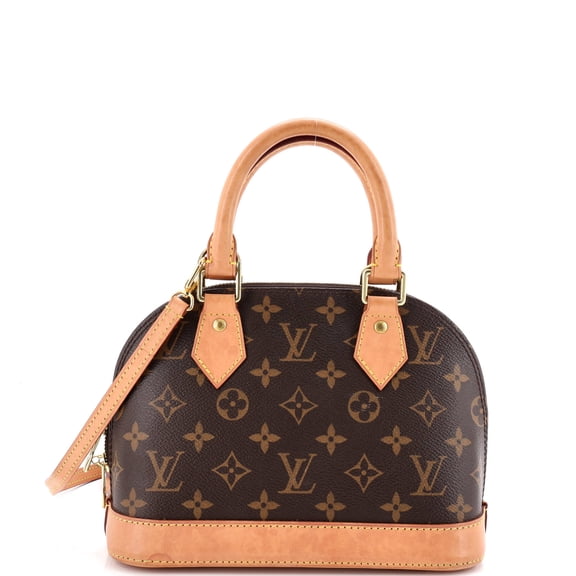 Pre-Owned Alma Handbag Monogram Canvas BB By Rebag