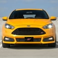 thumbnail image 4 of Ford Focus ST 3D Logo on Logo Pattern Black Aluminum License Plate, 4 of 7