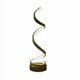 thumbnail image 1 of LED Spiral Table Lamp - 11W Warm White Eye-Caring LED Bedside Curved Lamp Postmodern Bedroom Living Room Small Night Light(Black,Warm Light), 1 of 5