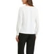 thumbnail image 3 of Camisa de trabajo casual INSPIRE CHIC para mujer, blusa de cuello drapeado, tendencia de otoño, XS, blanca, 3 of 6