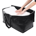 thumbnail image 4 of Unique Bargains 4 Packs Clothes Storage Bags Moving Bags Black 27*14*14in, 4 of 7