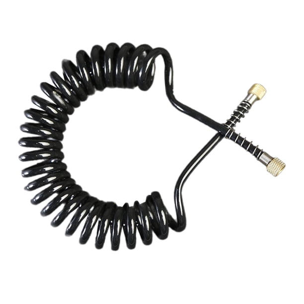 Manguera para aerógrafo con accesorios de tamaño estándar de 1/8" en ambos extremos. Accesorios flexibles. Escribe un