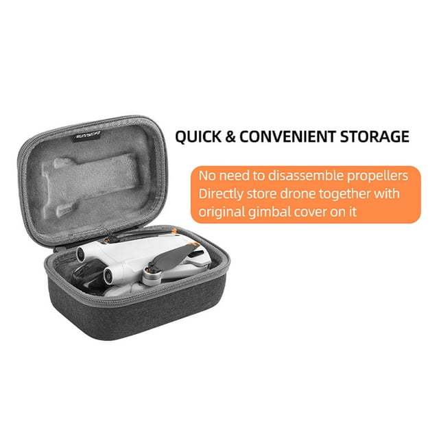 Case Padded Protector Storage Bag Anti-drop Shoulder Bags Pocket with Zipper Carry Handbag Supply Replacement for DJI Mini 3 Pro Drone Body