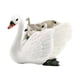 thumbnail image 2 of Estatua de ganso, figura de cisne, decoración, obra de arte, colección, regalo, artesanía, escultura animal Blanco, 2 of 8