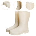 thumbnail image 2 of Botas de lluvia para mujer, botas de lluvia de media pantorrilla, botas de agua antideslizantes, zapatos de lluvia sin cordones, zapatos de jardín, 2 of 8