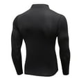 thumbnail image 3 of Yuyuzo Sweatshirts for Men 1/4 Zip Long Sleeve Slim Fitted Pullover Solid Color Quick Drying Winter Tops, 3 of 6