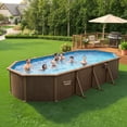 thumbnail image 3 of Bestway Hydrium 24'x12'x52" Steel Side Wall Above Ground Pool w/ Sand Pump & Accessories, 3 of 10