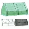 Aoodor  6' x 3 ' x 3' Portable House-Shaped Mini Greenhouse with PE Cover Green