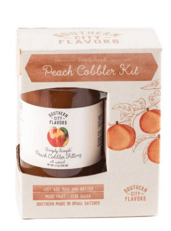 Southern City Flavors - Simply Simple Peach Cobbler Kit 27oz (6 Pack)