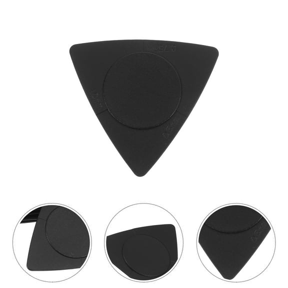 20pcs Guitar Pick Non- Grip Folk Guitar Picks Sticked Triangle White Guitar Picks Anti- Style