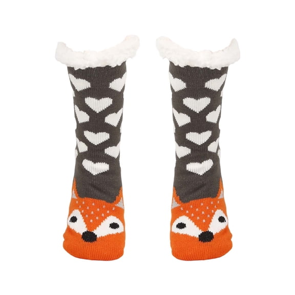 Christmas Socks for Women Cartoon Socks Floor Socks Adult Winter Plus Velvet Socks Sleeping Socks Carpet Socks Slippers Socks