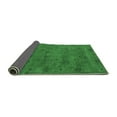 thumbnail image 2 of Ahgly Company Indoor Square Oriental Emerald Green Industrial Area Rugs, 3' Square, 2 of 4