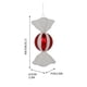 thumbnail image 3 of Ganfancp Colgantes de Plástico de Navidad de Caramelo a Rayas En Forma de Árbol de Navidad Adornos Colgantes Adornos Colgantes Escena Decoración de Ventanas Liquidación Ventas Hoy Ofertas Prime Colga, 3 of 5