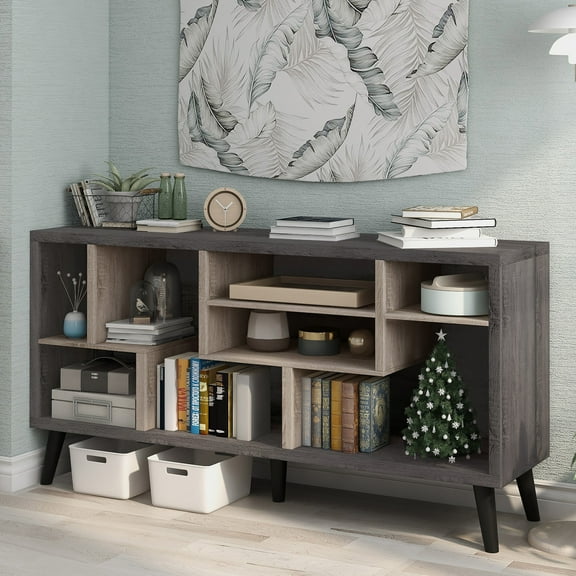 Furniture of America Acine TV Stand for TVs up to 66", Distressed Gray