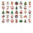 thumbnail image 4 of 35pcs Santa Stickers Christmas Cartoon Stickers Reindeer Santa Decals for Luggage Fridge Phone, 4 of 9