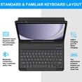 thumbnail image 4 of Funda de teclado SENGBIRCH para Samsung Galaxy Tab A9+ 11" Negra, 4 of 7