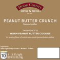 thumbnail image 4 of Door Cty Coffee Peanut Butter Crunch Flavored Specialty Arabica Single-Serve Coffee Pods, Medium Roast, 10 Ct Box, Compatible with Keurig 2.0 K Cup Brewers, 4 of 7