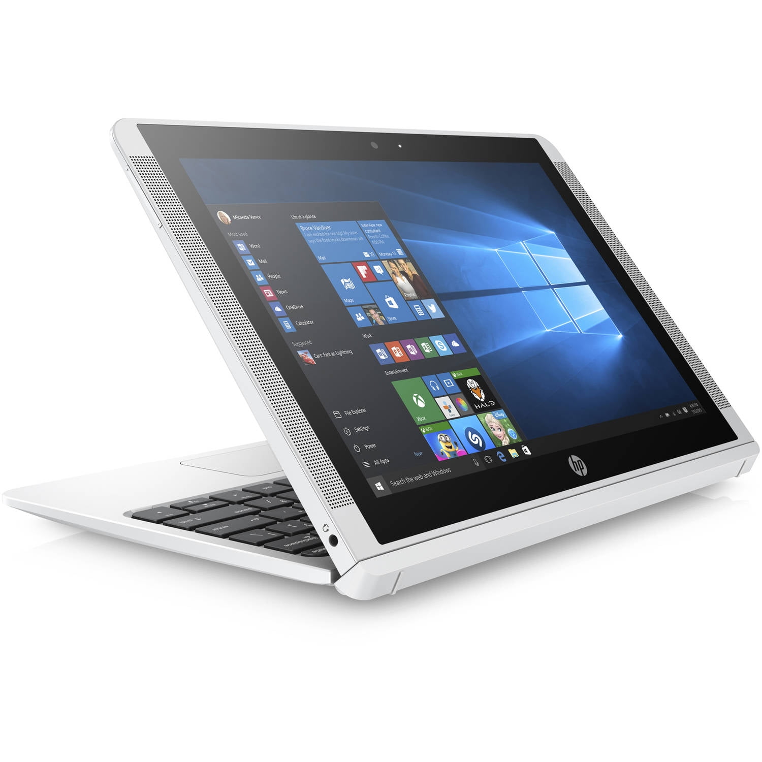 HP x2 10-p020nr 10.1" Laptop, Touchscreen, 2-in-1, Windows 10 Home, Intel Atom x5-Z8350 Processor, 2GB RAM, 32GB eMMC Drive - Walmart.com