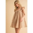 thumbnail image 3 of Aemi+Co Ruffled Cap Sleeve Cotton Tunic Mini Dress, 3 of 6