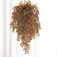 thumbnail image 5 of Gerich Artificial Hanging Greenery Plants Fake Ivy Vine Wall Basket Decor,Silk Fake Ivy Leaves Hanging for Outdoor Indoor,Red, 5 of 11