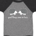 thumbnail image 4 of Inktastic Twin Hedgehogs Baby Boys or Girls Baby Bodysuit, 4 of 5