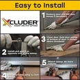 thumbnail image 4 of Xcluder 36" Versa-Line Rodent Proof Door Sweep, Mill Aluminum Finish, 4 of 9