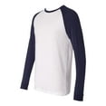 thumbnail image 2 of Bella + Canvas 3000C Men's Jersey Long-Sleeve Baseball T-Shirt, 2 of 2