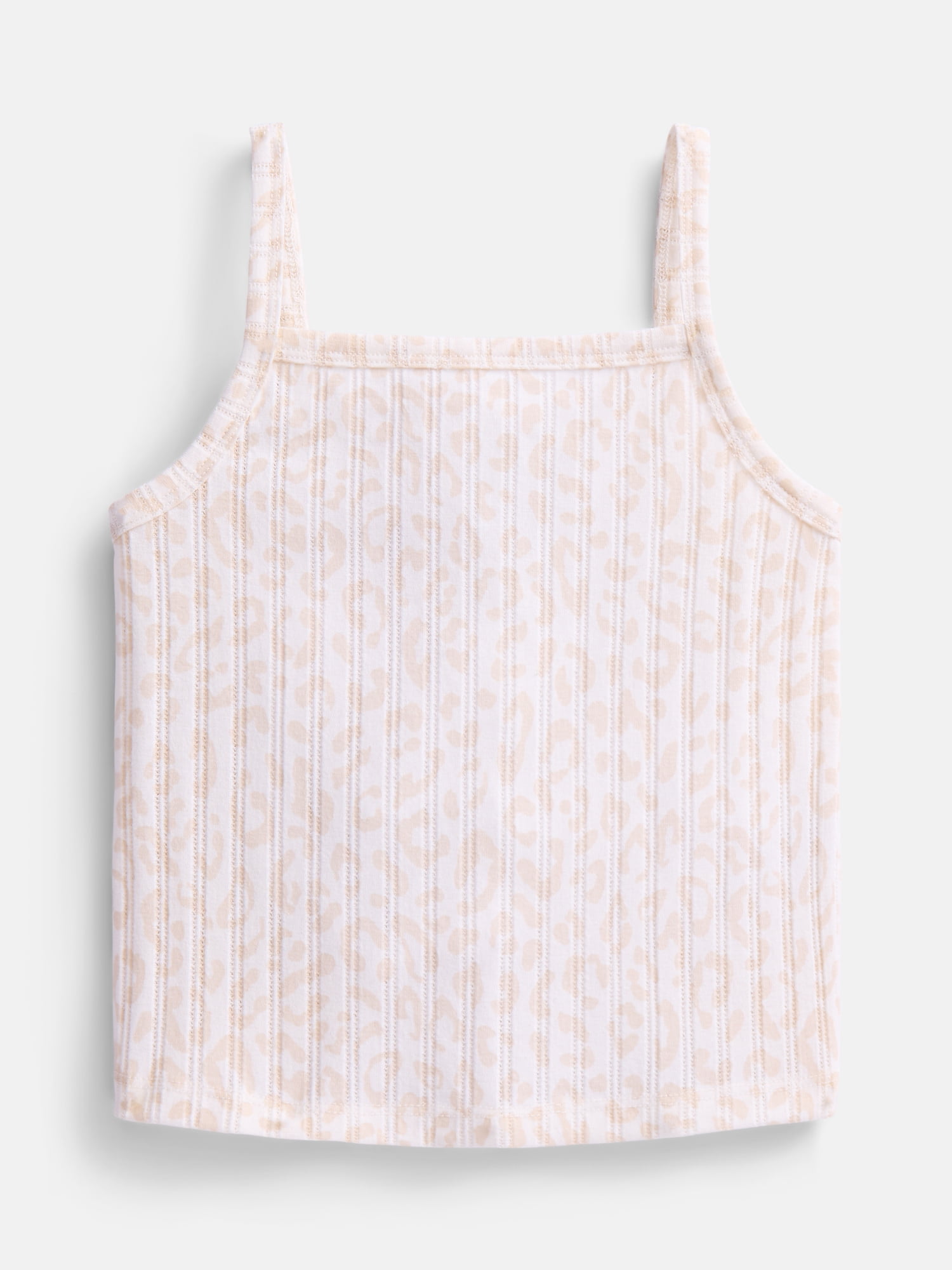 Wonder Nation Girls Ribbed Pointelle Knit Cami and Cardigan Set, Sizes 4-18