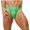 Green, variant on Mens G String, Mens Underwear, Semi Sheer Ice Silk Pouch Breathable Active Comfort Thin Low Rise Double G String Green M