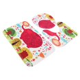 thumbnail image 2 of 3pcs Non-slip Soft Flannel Digital Printed Bath Bathroom Carpet Toilet Lid Cover Mat (#2), 2 of 8
