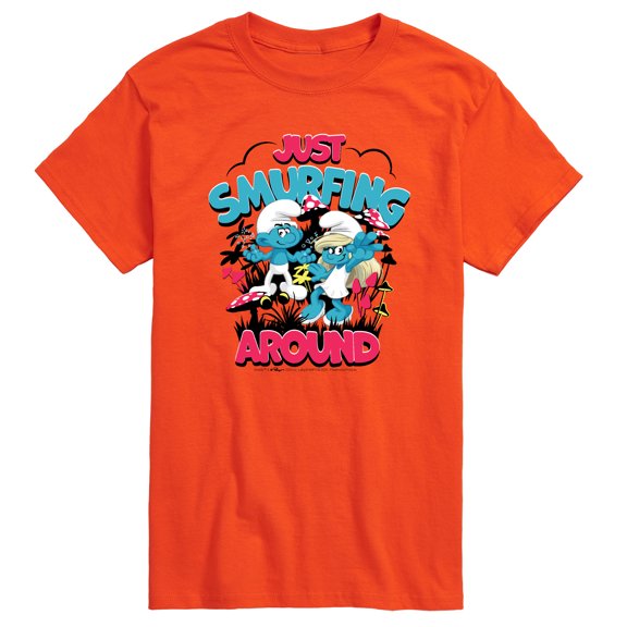 Smurfs - Just Smurfing Around Short Sleeve Graphic T-Shirt