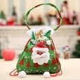 thumbnail image 2 of LanSuare Christmas Gift Doll Bags with Drawstring, 9.8x7.9" Christmas Goody Gift Bags Small Fabric Xmas Candy Bag, Suitbale for Xmas Gifts Wrapping Bag, Holiday Party Favors Decor, 2 of 6