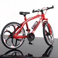thumbnail image 1 of 1:10 Mini Model Alloy Bicycle Toy Finger Mountain Bike Pocket Diecast Simulation Metal Racing Funny Collection Toys For Children With foam box 7, 1 of 6