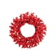 thumbnail image 5 of Corona rojos para puerta, corona navideña para colgar en la pared, decoración navideña para Acción de Gracias, jardín, aniversario, invierno, 5 of 8