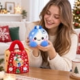 thumbnail image 3 of Christmas Mystery Plush Dumpling Blind Box Cute Holiday Stuffed Animal Surprise Toy Kawaii Collectibles Santa Snowman Stocking Stuffer, 3 of 3