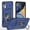 Navyblue, variant on For Motorola Moto G22 2022 6.5", Hybrid Rugged PC Shell 360°Rotating Holder/Kickstand Camera Slide Car Mount Anti-fall Airbags Military-Grade Shockproof Anti-fingerprint Case,Gray