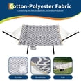 thumbnail image 4 of Hamac Double Support de Hamac 12 Pi Gris Pâle - Cadre en Acier Robuste, Capacité de 450 Lb, Polyester Résistant aux Intempéries avec Oreiller et Sac de Transport pour Patio, Jardin, Camping (Lot de 1), 4 of 8