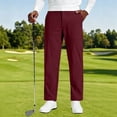 thumbnail image 2 of Cmfcve Mens Dress Pants Plus Size Slim Fit Flat Front Chinos Casual Straight Leg Business Trousers, 2 of 8