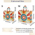thumbnail image 2 of FORMRS Womens Corduroy Tote Bag Crossbody Shoulder Handbag with Pocket, Colorful Circles, 2 of 7