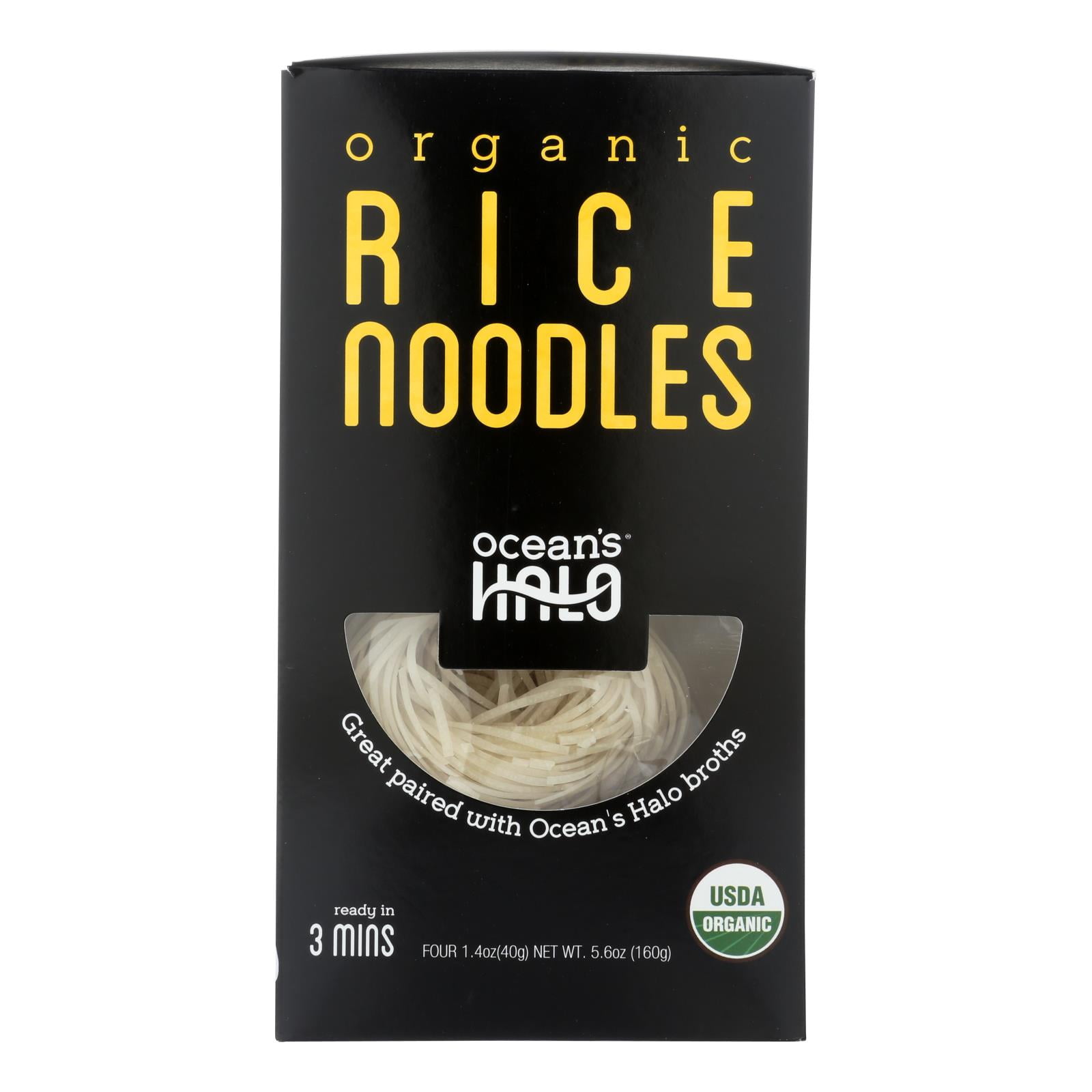 (5 Pack) Ocean's Halo Organic Rice Noodles, 5.6 Oz